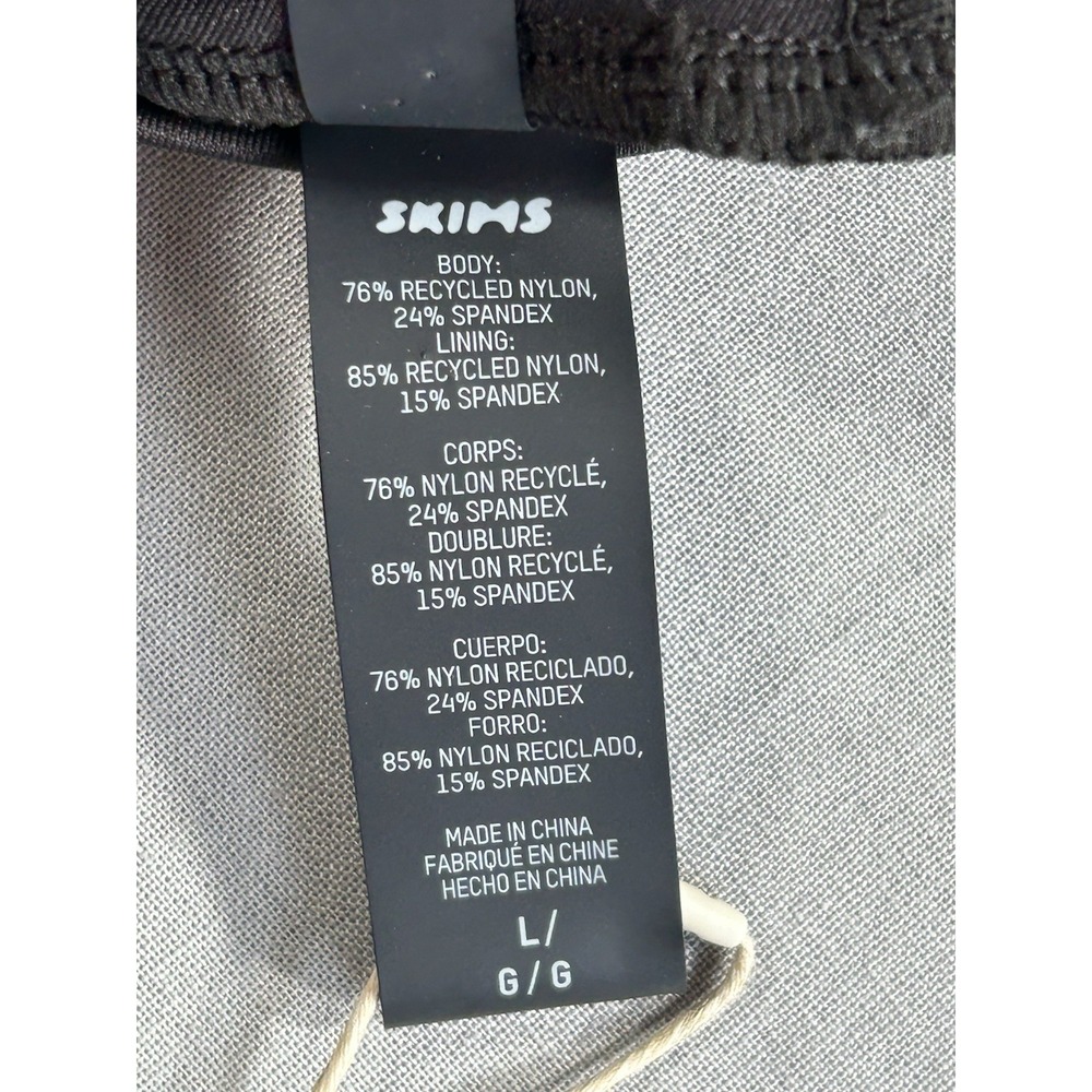 Skims Recycled Swim Ruched Shirt‎ Women's Large NEW - Picture 8 of 10